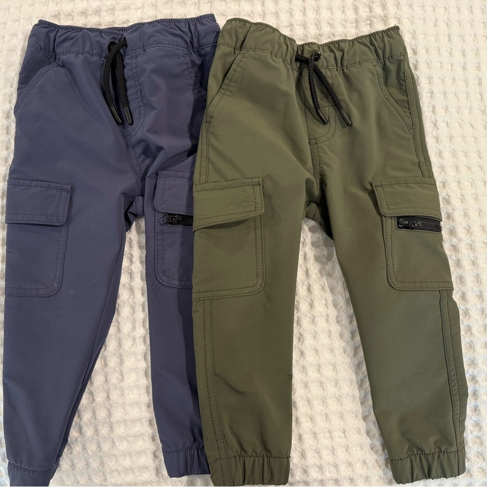 Cat & Jack Green and Blue Jogger Sweatpants